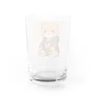 ren_ai000のカジュアルクマ Water Glass :back