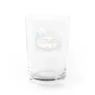 Harunashopの熊が車を運転中 Water Glass :back