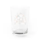 Unique Existenceのhorde of flowers Water Glass :back