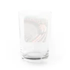 ニャーちゃんショップの眠りネコ Water Glass :back