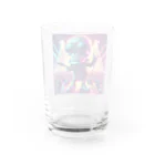 波乗り南国🏝️のスカルくん Water Glass :back