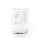 Kobayashi Kayoのドライブ中の猫 Water Glass :back