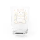 misacoroomのハムちゃんフラワー Water Glass :back