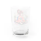 momonekokoのお寿司と少女 Water Glass :back