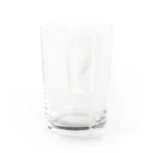 ねこぬこ屋敷Shopの小指骨折グラス2種 Water Glass :back