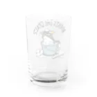 AckeeWolf Art Shopの猫シャンプー Water Glass :back