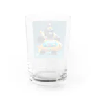 ganeshaのおもちゃの潜水艦でかわいいゴリラに出会おう Water Glass :back