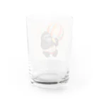 ganeshaのおもちゃの熱気球でかわいいゴリラに出会おう Water Glass :back