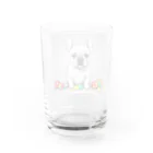 morisutoのいたずら好きなフレンチブルドッグ Water Glass :back