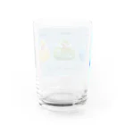 やました。の小鳥ドリンク Water Glass :back