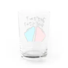 chiyoko_kumamotoのみぎさん？ひだりさん？ Water Glass :back