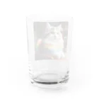 Creation CATの虹色CAT Water Glass :back