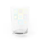 でんぼうのねこがいっぱいいる Water Glass :back