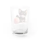 ケモ耳男子のチワワ君 母の日 Water Glass :back