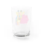 midoriのカラフルキリン Water Glass :back