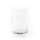 midoriの双子フラミンゴのパーティー Water Glass :back