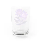 RetrowaveFlowerのRetrowaveFlower-ムラサキハナナ- Water Glass :back