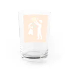 やさしい時間のオレンジ"Happy" Water Glass :back