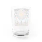 MKTU51の月　太陽　大地への祈り3 Water Glass :back