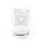 KazzunのThis is a Apple　3 Water Glass :back