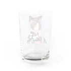 ショコラの和服に獣耳 Water Glass :back