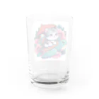 SOU＆SOUの亀乗り子猫 Water Glass :back