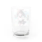 yos-1292583のねこニコばん Water Glass :back