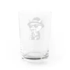 age3mのブルースハープキャット Water Glass :back