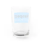 ヲシラリカのRespect Water Glass :back