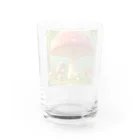 akipoyoのマッシュヘブンちゃん Water Glass :back