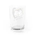 AckeeWolf Art Shopの無理してない？ Water Glass :back