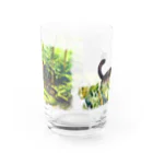 猫との風景のキジトラと森グラス グラス反対面