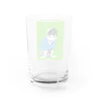 花園照輝のサボタージュ Water Glass :back