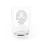 日本文化デザインショップの「侍スマイル」キュート侍 Water Glass :back