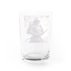 日本文化デザインショップの「侍スピリット」プレミアム侍Tシャツ Water Glass :back