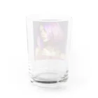 Harukiworksのパープルガール Water Glass :back