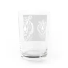 dai-k_1977のカッコいい強そうなトラ Water Glass :back