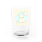 32 310のオカメインコ Water Glass :back