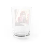 yubrajmagarの猫の可愛いグッズ Water Glass :back