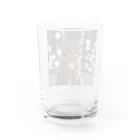 AI Design Labの勇敢な猫 Water Glass :back