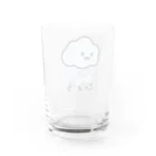 funny puppyのひょう Water Glass :back