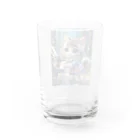 ねこねこねこんの猫とピアノ Water Glass :back