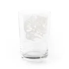 恥ずかしがり屋のねこショップの 寝ているかわいいこ猫 Water Glass :back