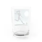 GUNSUNのサッカー少女 Water Glass :back