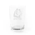 chicodeza by suzuriのベアー　トライバル Water Glass :back