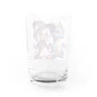 ピクセルパレットのドラゴンと可愛い女の子3 Water Glass :back