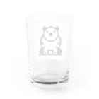 siromedakaの〇〇ぱんだくん Water Glass :back