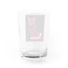 designinglab-itemsのMyaoneon（ミャオネオン） くつしたさん Water Glass :back