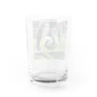 ツッキー★のピッチの上でボールキープ Water Glass :back