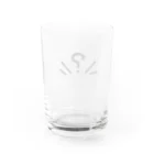 枝須エイチのHen10cOロゴ Water Glass :back